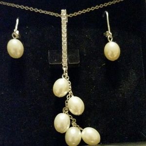 Necklace and earring set. New in box